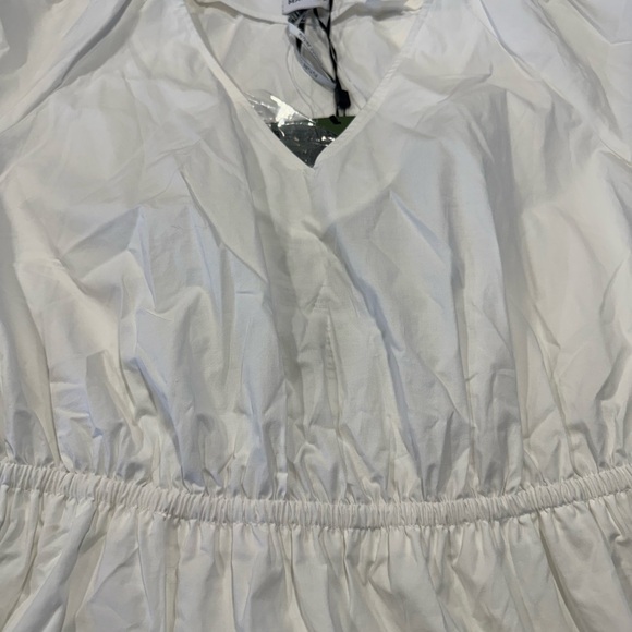 MARELLA Elegant White Belted Mini Dress - Picture 3 of 9